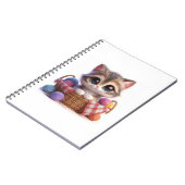 Leuke kat spiraal foto Notitieboek (Linkerzijde)