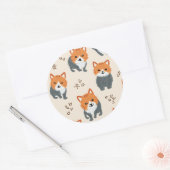 Leuke kat stickers (Envelop)