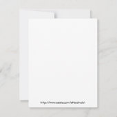 Leuke Kat Uitnodiging Kaart Sjabloon (Achterkant)