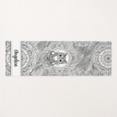 Leuke Kat Yoga Mat Indiase Mandala Art (Voorkant (horizontaal))