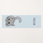 Leuke katten aangepaste naam & kleur yogamat (Voorkant (horizontaal))