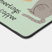 Leuke Katten en Citaten Sage Groen Bureaumat (Hoek)