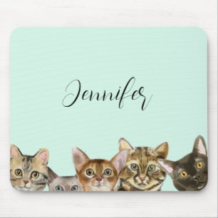 Leuke Katten Gepersonaliseerde Mousepad Muismat