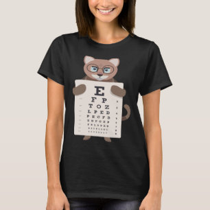 Leuke katten Kitten Baby Kat Ooggrafiek Artistiek  T-shirt