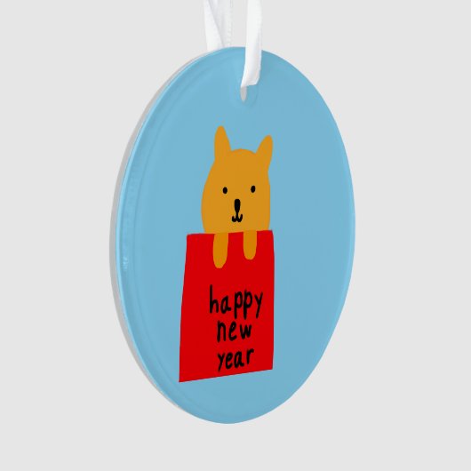 leuke katten ornament (voorkant)
