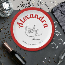 Leuke kattendans rood en wit ballerina Edward Lear