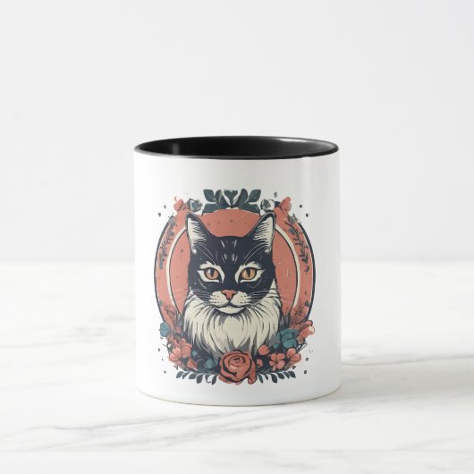 Leuke kattenliefhebber Art Design Koop nu Mok (Midden)