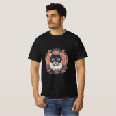 Leuke kattenliefhebber Art Design Koop nu T-shirt (Voorkant volledig)