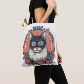 Leuke kattenliefhebber Art Design Koop nu Tote Bag (Dichtbij)