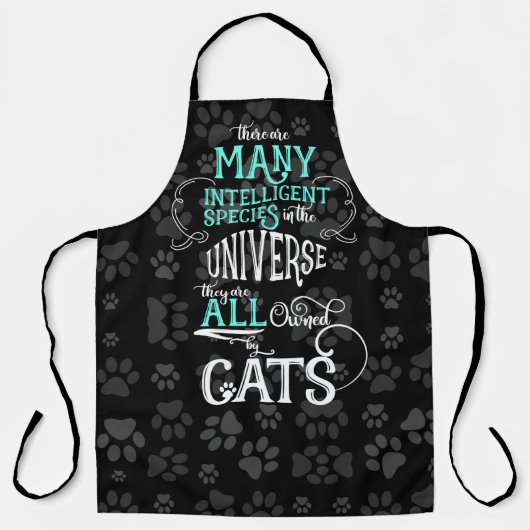 Leuke Kattenliefhebber Bericht Eigendom Van Katten Schort (Voorkant)