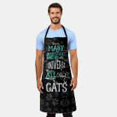 Leuke Kattenliefhebber Bericht Eigendom Van Katten Schort (Gedragen)