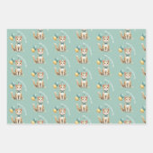 Leuke kattenliefhebber verjaardagscadeau inpakpapier vel (Voorkant)