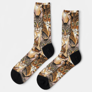 Leuke kattenprint Sokken - Perfect voor kattenlief