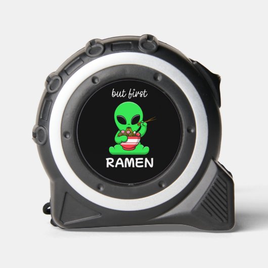 Leuke Kawaii Alien eten Ramen Rolmaat (Voorkant)