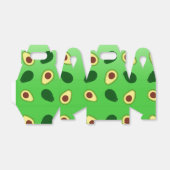 Leuke Kawaii Avocado slice zomer gradiënt Patroon Bedankdoosjes (Uitgevouwen)
