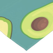 Leuke Kawaii Avocado slice zomer gradiënt Patroon Korte Tafelloper (Hoek)
