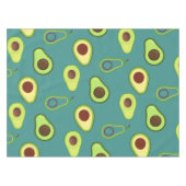 Leuke Kawaii Avocado slice zomer gradiënt Patroon Tafelkleed (Voorkant (Horizontaal))