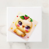 Leuke Kawaii Baby Kip met Holly Bedankjes Labels (In situ)