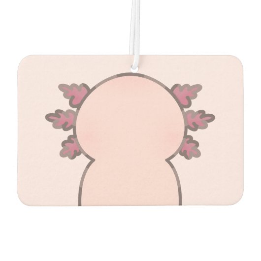 Leuke Kawaii Cartoon Axolotl Luchtverfrisser (Achterkant)