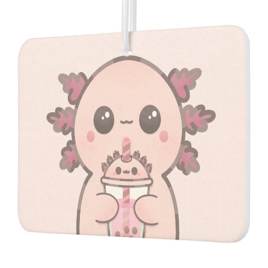 Leuke Kawaii Cartoon Axolotl Luchtverfrisser (Links)