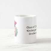 Leuke Kawaii Cartoon gepersonaliseerd Afstuderen Koffiemok (Center)