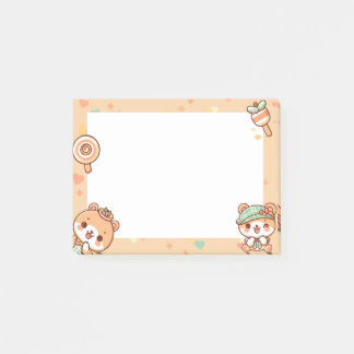 Leuke kawaii cartoons post-it® notes