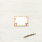 Leuke kawaii cartoons post-it® notes (Op bureau)