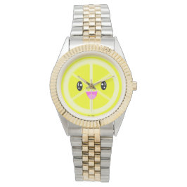 Leuke kawaii citroen citrusvruchten limonade lover horloge