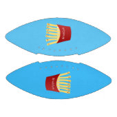 Leuke kawaii frietjes fastfood cartoon illustratie american football (Panelen)