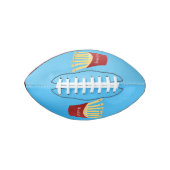 Leuke kawaii frietjes fastfood cartoon illustratie american football (Voorkant)