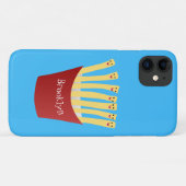 Leuke kawaii frietjes fastfood cartoon illustratie Case-Mate iPhone case (Achterkant (horizontaal))