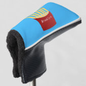 Leuke kawaii frietjes fastfood cartoon illustratie golfheadcover (3/4 voorkant)