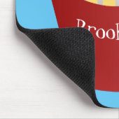 Leuke kawaii frietjes fastfood cartoon illustratie muismat (Hoek)