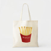 Leuke kawaii frietjes fastfood cartoon illustratie tote bag (Voorkant)