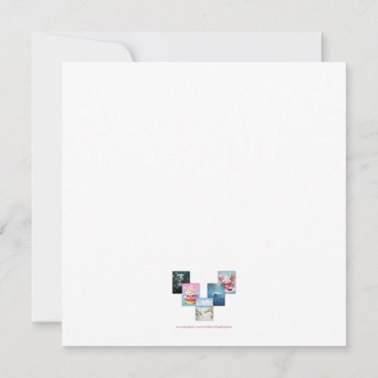 Leuke Kawaii Gift Kaart (Achterkant)