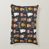 Leuke Kawaii Halloween Snoep Patroon voor Kinderen Accent Kussen (Achterkant (Verticaal))