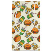 leuke Kawaii hamburgers frietfeest Klein Cadeauzakje (Voorkant)