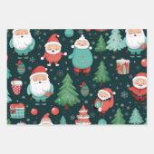 Leuke Kawaii Kerst Inpakpapier Vel (Voorkant 3)