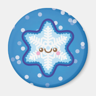 Leuke Kawaii Kerst Sneeuwvlok Koelkast Magneet