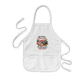 Leuke Kawaii Kerst Sushi Platter Kinder Schort