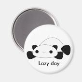 Leuke kawaii luie dag panda magneet (Voorkant / Achterkant)