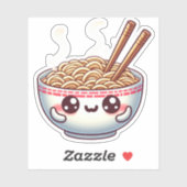 Leuke kawaii pasta sticker (Vel)