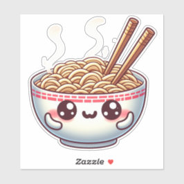 Leuke kawaii pasta sticker