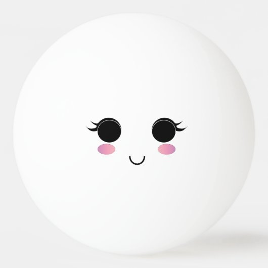 Leuke Kawaii Pong Ball (Voorkant)