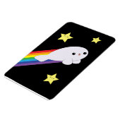 Leuke Kawaii Rainbow Rocket Baby Seal Magnet Magneet (Linkerzijde)