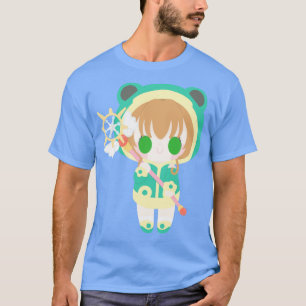 Leuke kawaii sakura kikker kostuum t-shirt