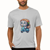 Leuke Kawaii Sushi op bezorgscooter