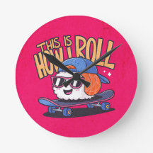 Leuke Kawaii Sushi op skateboard