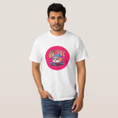 Leuke Kawaii Sushi op skateboard T-shirt (Voorkant volledig)