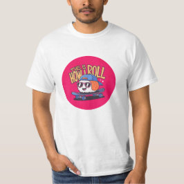 Leuke Kawaii Sushi op skateboard T-shirt